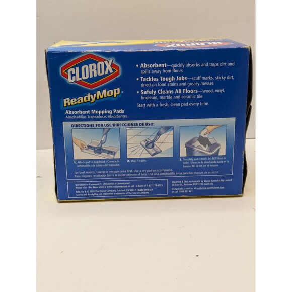 Clorox Ready Mop 8 Refill Pads 24oz Floor Cleaner Combo Pack - Picture 4 of 6